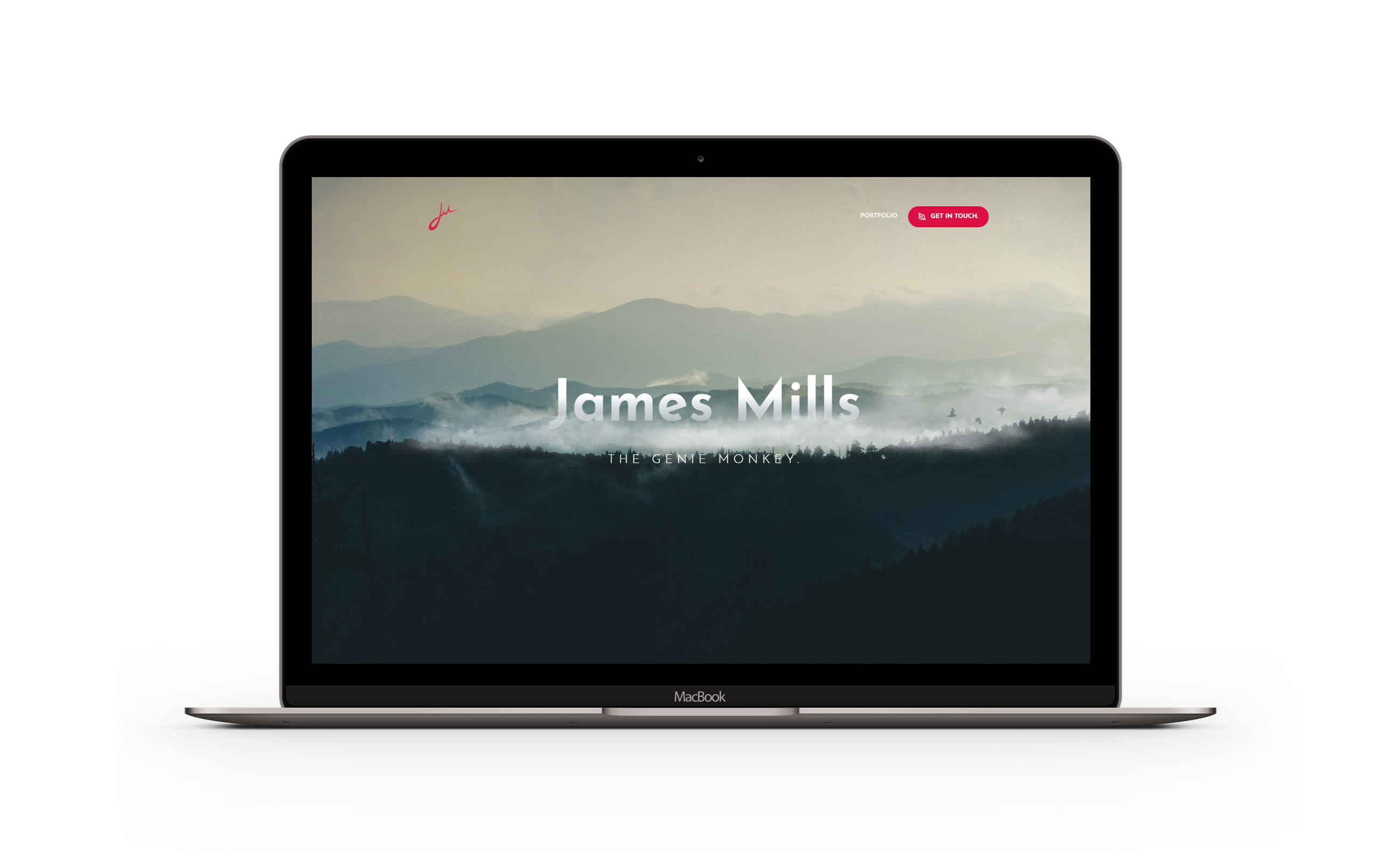 Macbook with Genie Monkey